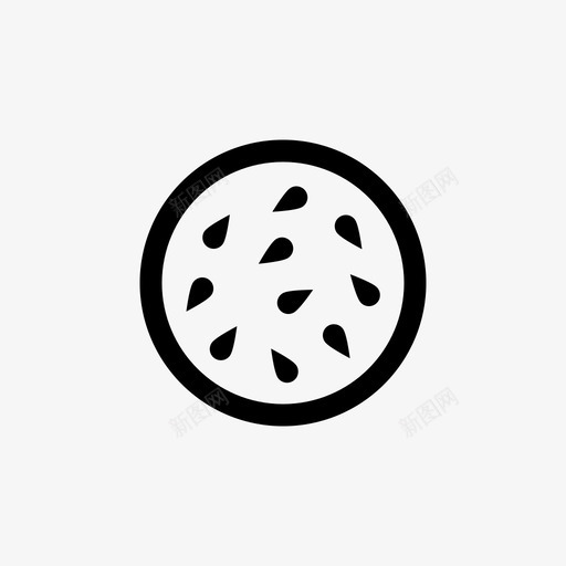 饼干面包屑食物图标svg_新图网 https://ixintu.com 早餐 零食 面包屑 食物 饼干