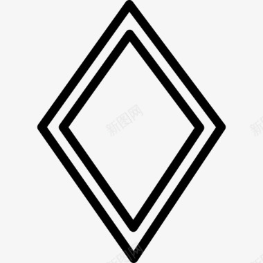 钻石游戏套装直线型图标图标