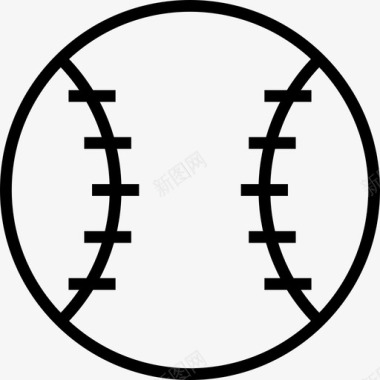 棒球运动11直线型图标图标