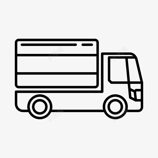 卡车货物交货图标svg_新图网 https://ixintu.com 交货 卡车 装运 货物 运输