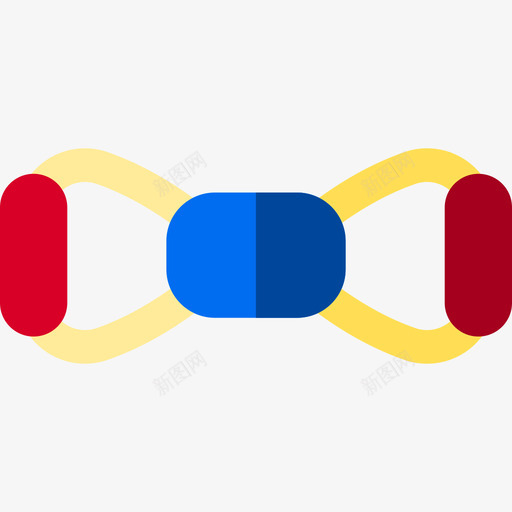 健身带健身器材颜色扁平图标svg_新图网 https://ixintu.com 健身器材颜色 健身带 扁平