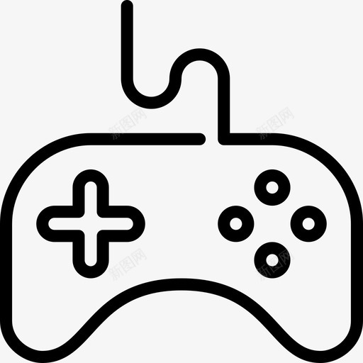 游戏板游戏2线性图标svg_新图网 https://ixintu.com 游戏2 游戏板 线性