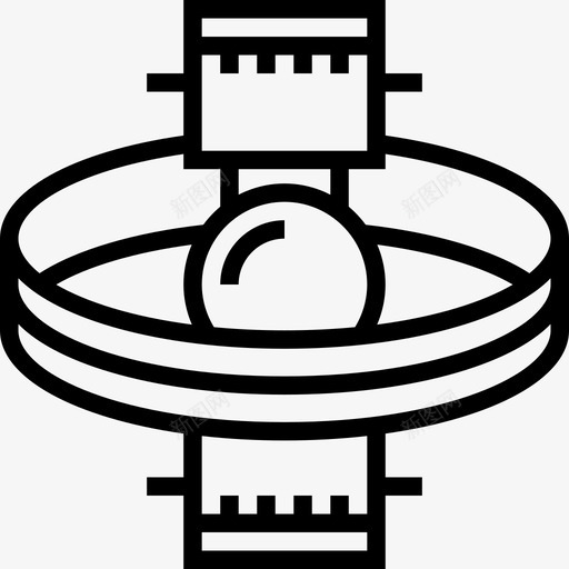 空间站宇航员和太空直线型图标svg_新图网 https://ixintu.com 宇航员和太空 直线型 空间站