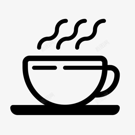 吸烟咖啡杯子热咖啡图标svg_新图网 https://ixintu.com 吸烟咖啡 杯子 热咖啡 茶