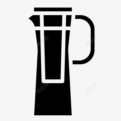 冷饮饮料咖啡图标svg_新图网 https://ixintu.com 冷饮 咖啡 壶 饮料 饮料固体