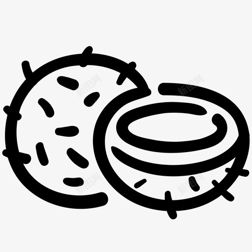 椰子椰子的一半食物图标svg_新图网 https://ixintu.com 椰子 椰子的一半 水果 食物 食物轮廓涂鸦