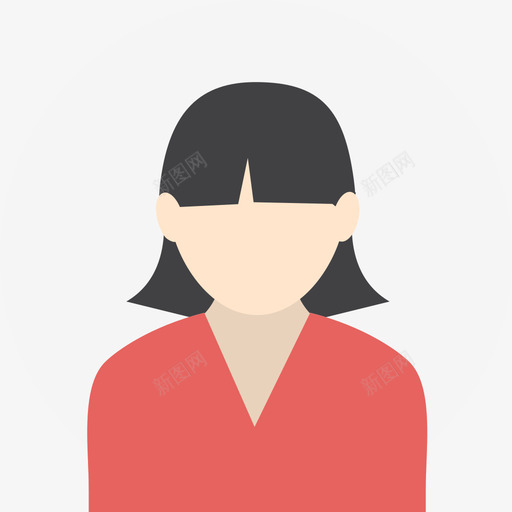 女人人物用户头像集合图标svg_新图网 https://ixintu.com 人物 女人 用户头像集合