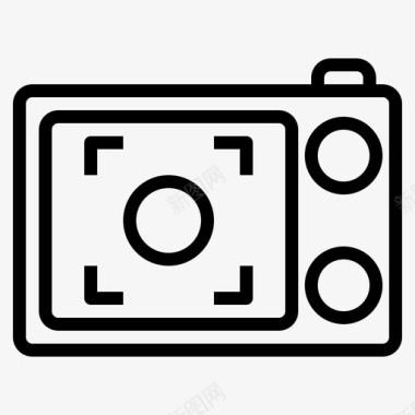 数码相机显示屏数码相机照片图标图标