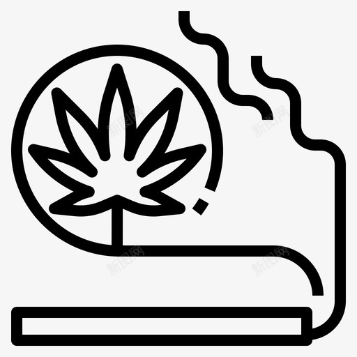 大麻医用大麻图标svg_新图网 https://ixintu.com 医用大麻 大麻