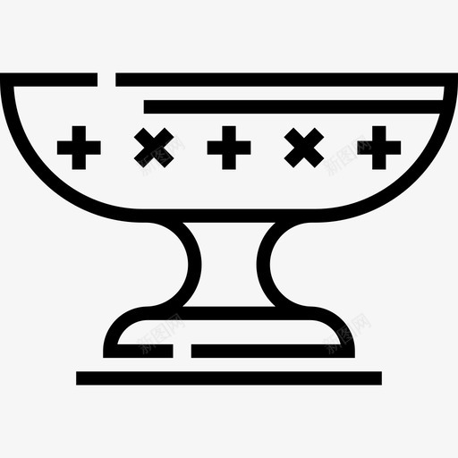 盘子厨房7线性图标svg_新图网 https://ixintu.com 厨房7 盘子 线性