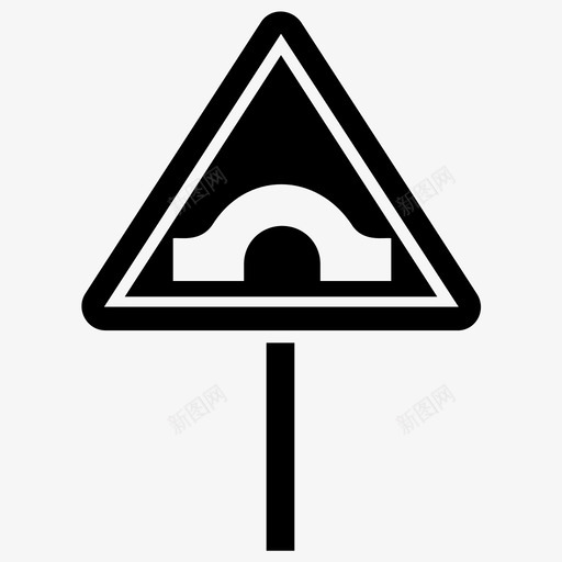 前方桥梁桥梁标志警示标志图标svg_新图网 https://ixintu.com 交通标志 分叉路 前方桥梁 桥梁标志 窄桥 警示标志 道路标志和交叉路口字形图标
