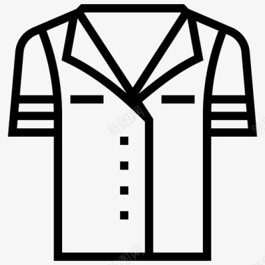 衬衫衣服备用品图标图标