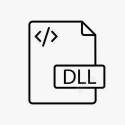 DLL文件格式dll文件文档文件扩展名图标高清图片