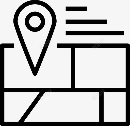 地图和位置gps旅程图标svg_新图网 https://ixintu.com gps 地图和位置 旅程 旅行 细线图标收集旅行