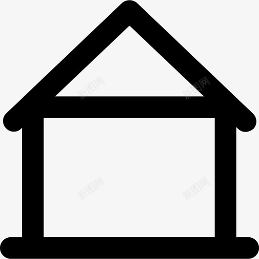 房子学校系列粗体圆形图标svg_新图网 https://ixintu.com 学校系列 房子 粗体圆形