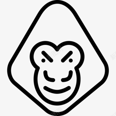 红毛猩猩自然3直系图标图标
