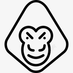红毛的猩猩红毛猩猩自然3直系图标高清图片
