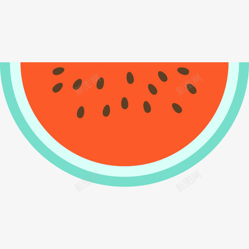 西瓜食物夏季系列图标svg_新图网 https://ixintu.com 夏季系列 西瓜 食物