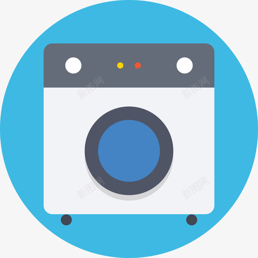 洗衣机行程7平板图标svg_新图网 https://ixintu.com 平板 洗衣机 行程7