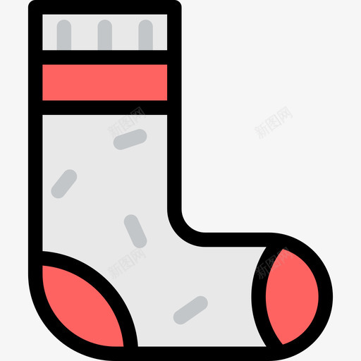 袜子运动线颜色线条颜色图标svg_新图网 https://ixintu.com 线条颜色 袜子 运动线颜色