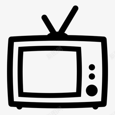电视娱乐电视频道图标图标
