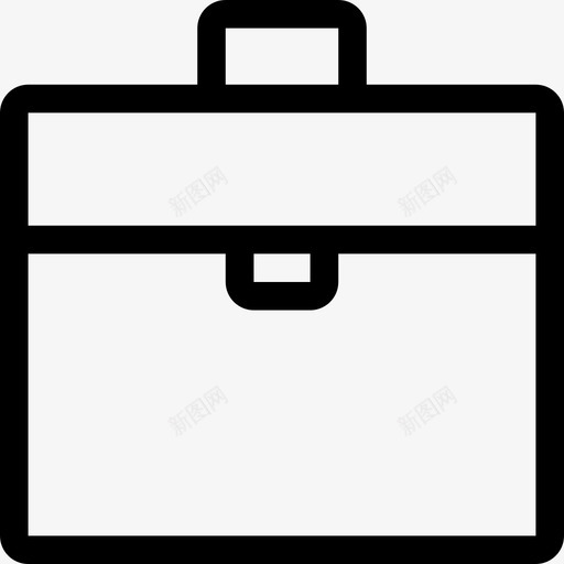 行李箱商务图标3轮廓svg_新图网 https://ixintu.com 商务图标3 行李箱 轮廓
