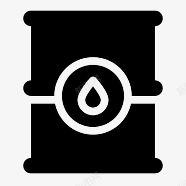 油桶容器燃料图标图标