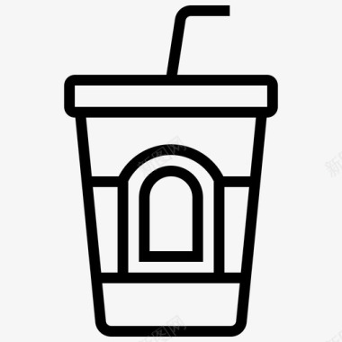 咖啡水饮料图标图标