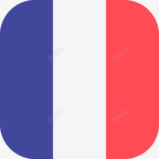 法国国际国旗3圆形方形图标svg_新图网 https://ixintu.com 国际国旗3 圆形方形 法国