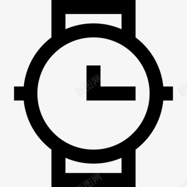 手表旅游系列3直线型图标图标