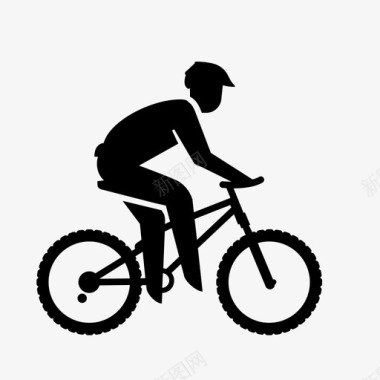 xc自行车通勤骑自行车图标图标