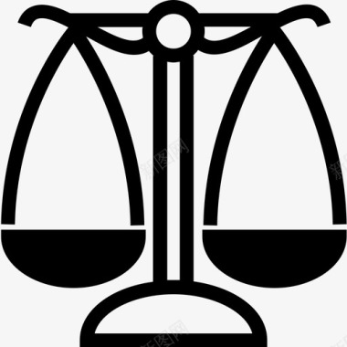 正义正义的法庭正义的象征图标图标