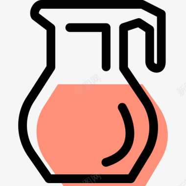 罐子饮料和食品资产颜色图标图标