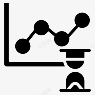 分析图表沙漏图标图标