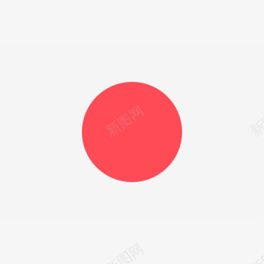 日本国际旗帜长方形图标图标