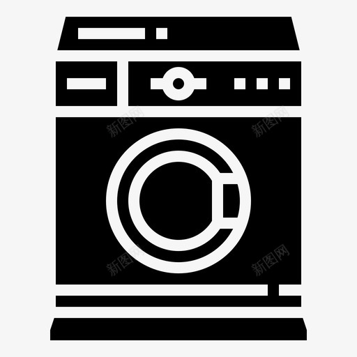 洗衣机清洁剂清洁符号图标svg_新图网 https://ixintu.com 洗衣机 清洁剂 清洁符号