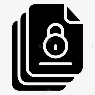 密码文件和文件夹受保护图标图标