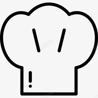 厨师厨具直系图标图标
