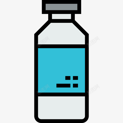 酒精健康和医学线性颜色图标svg_新图网 https://ixintu.com 健康和医学 线性颜色 酒精