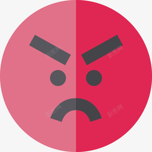 愤怒表情8平淡图标svg_新图网 https://ixintu.com 平淡 愤怒 表情8