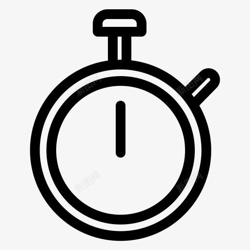时钟比赛计时器图标svg_新图网 https://ixintu.com 手表 时钟 比赛 计时器