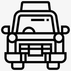 经典伦敦出租车出租车汽车经典图标高清图片