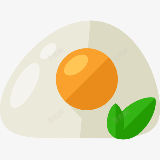 煎蛋有机食品扁鸡蛋图标svg_新图网 https://ixintu.com 扁鸡蛋 有机食品 煎蛋