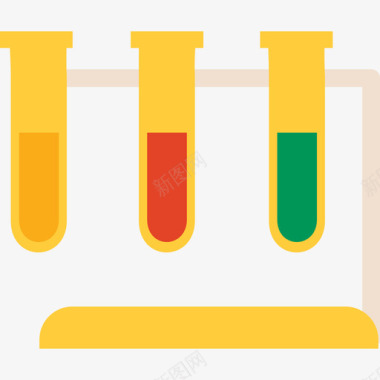 试管医用药物元素颜色图标图标