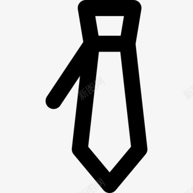 领带商务16直系图标图标