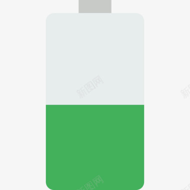 电池基本系列无电图标图标