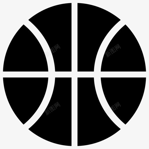 篮球打球橡皮球图标svg_新图网 https://ixintu.com 体育 体育字形图标 打球 橡皮球 篮球