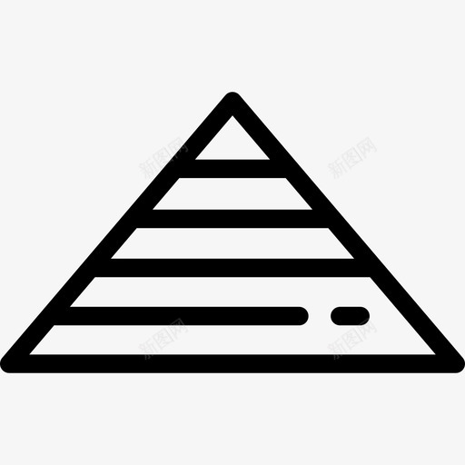 金字塔旅行5直线图标svg_新图网 https://ixintu.com 旅行5 直线 金字塔