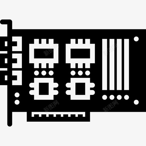 声卡技术套件填充图标svg_新图网 https://ixintu.com 填充 声卡 技术套件