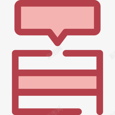 服务器用户界面9红色图标图标